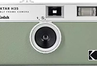KODAK EKTAR H35 Half Frame Film Camera, 35mm, Reusable, Focus-Free, Lightweight, Easy-to-Use (Sage)